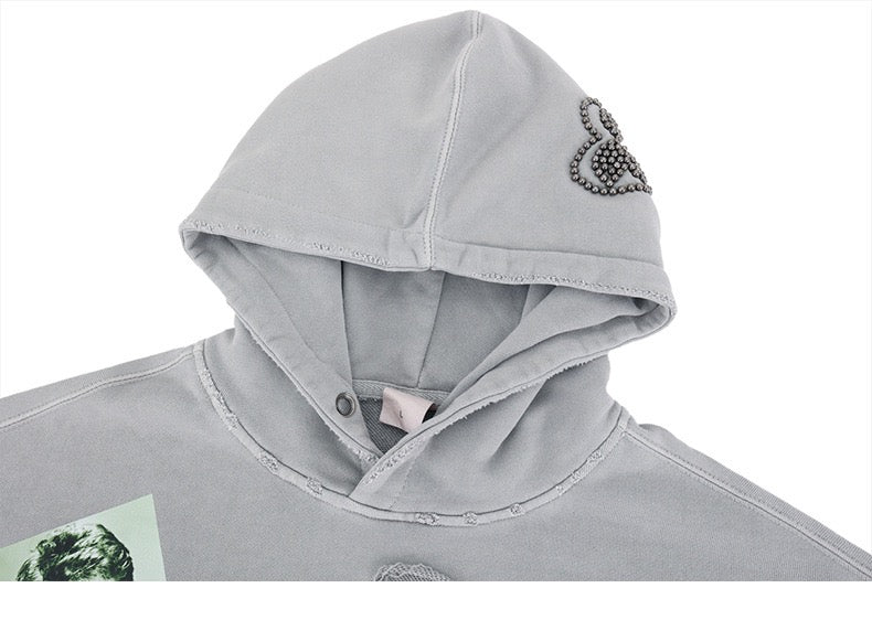 Madxmarx Photo Patch Vintage Hoodie