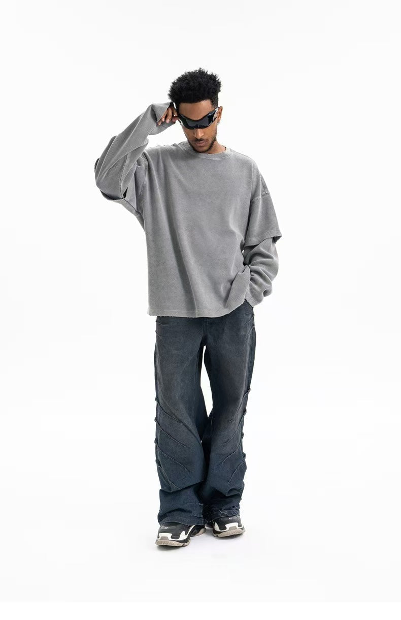 Madxmarx Retro Corduroy Crewneck