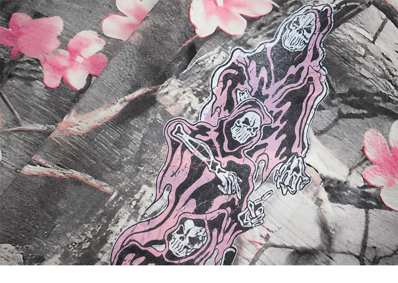 Madxmarx Sakura Camo Graphic Hoodie