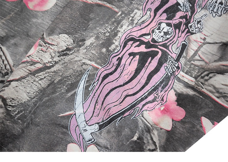 Madxmarx Sakura Camo Graphic Hoodie