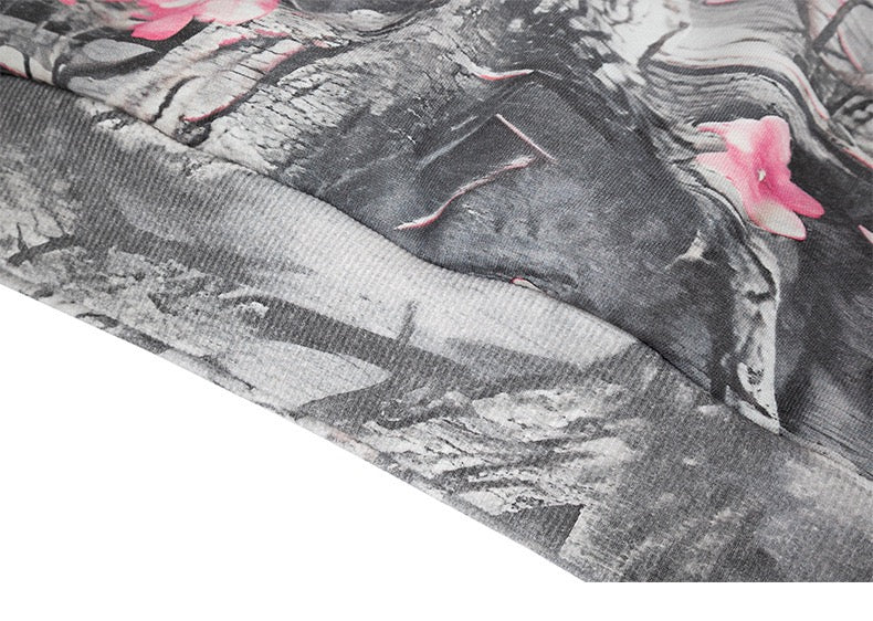 Madxmarx Sakura Camo Graphic Hoodie