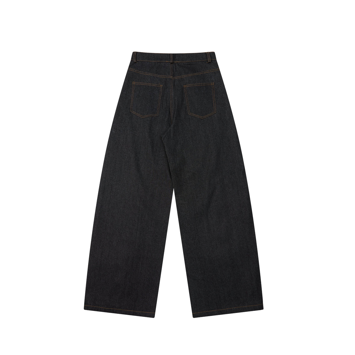 Madxmarx Nieten-Panel-Jeans mit weitem Bein