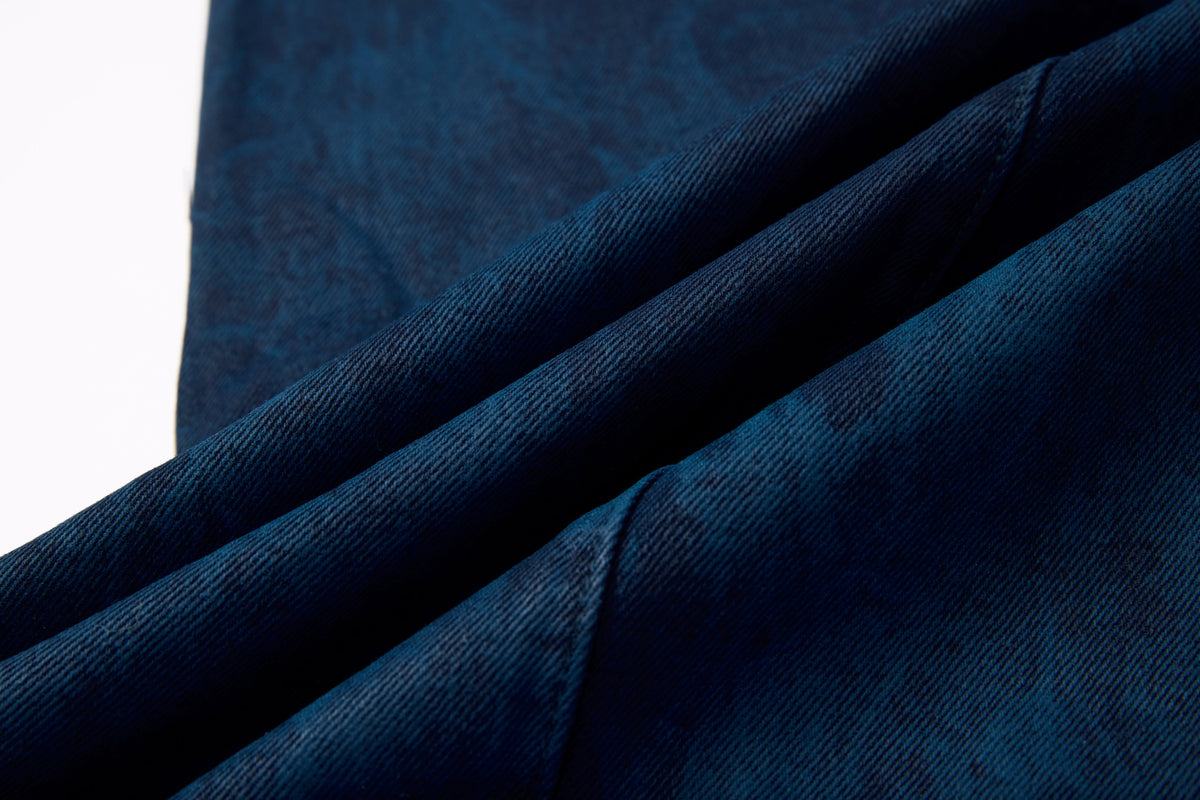 Jeans de pierna ancha con doble cintura y lavado Madxmarx