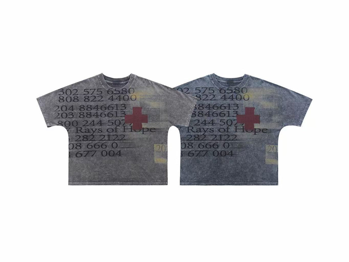 Madxmarx „Rays of Hope“ Vintage Wash T-Shirt