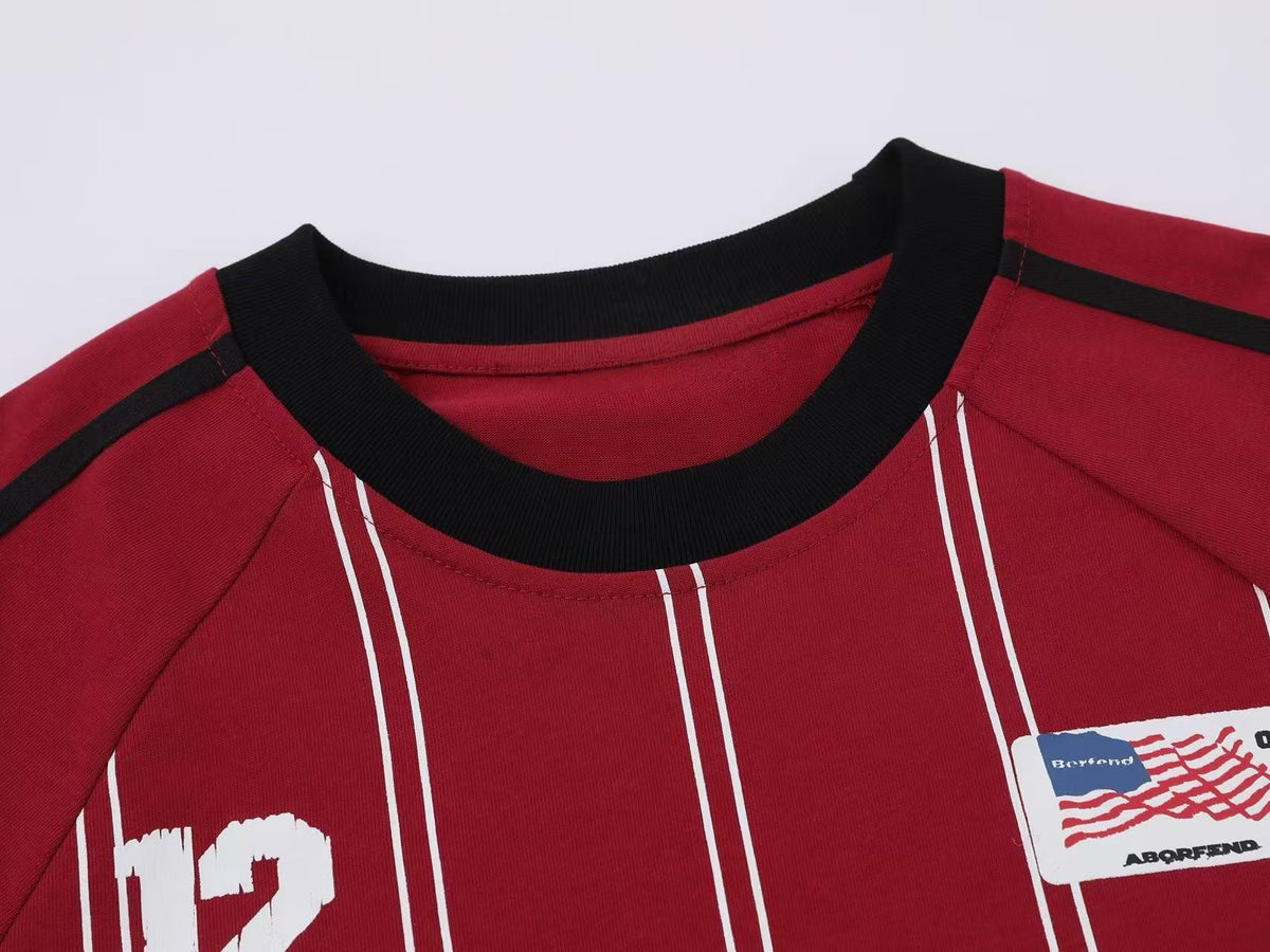 Madxmarx “Pinstripe Sport Jersey Tee
