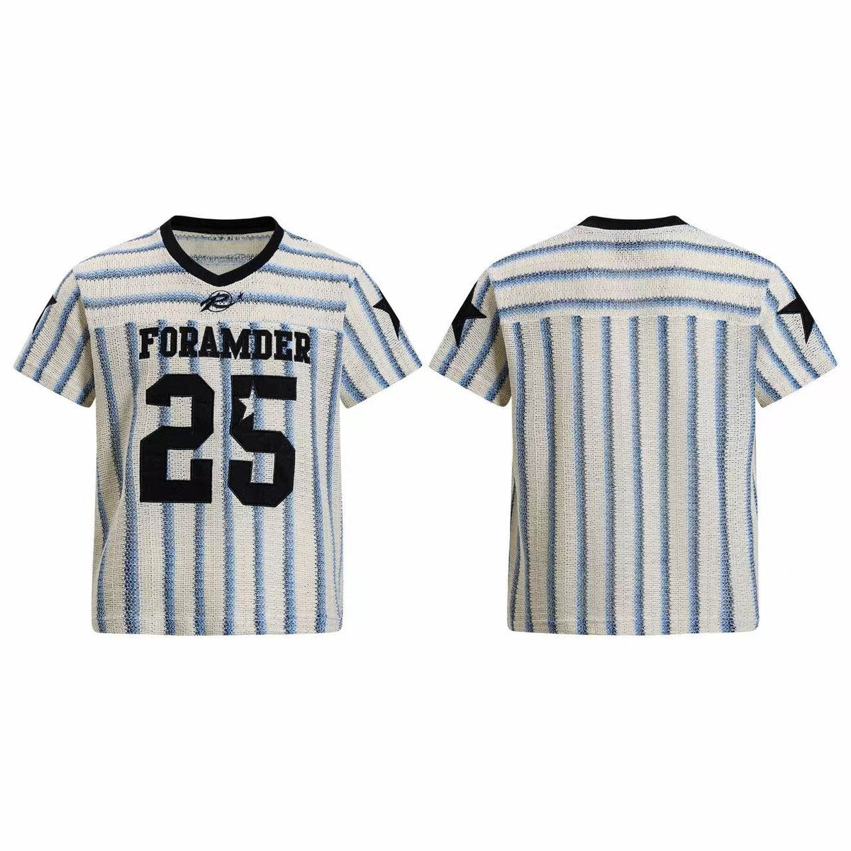 Madxmarx “Varsity Stripe Knit Tee”