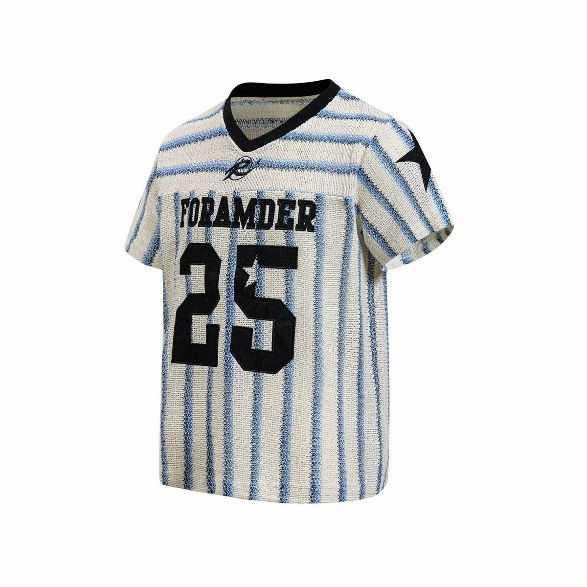 Madxmarx “Varsity Stripe Knit Tee”