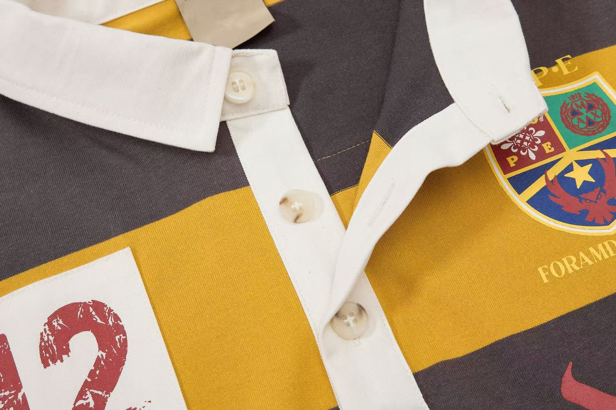 Madxmarx “Heritage Stripe Rugby Polo”