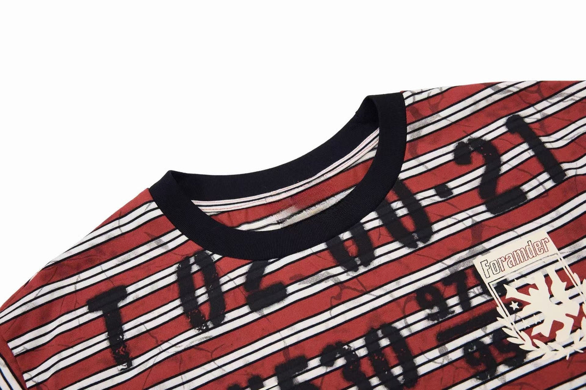 Madxmarx “Graffiti Stripe Chaos Tee”