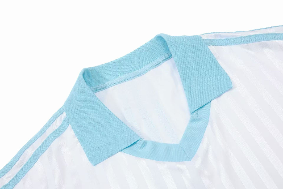 Madxmarx “Script Stripe Football Jersey”