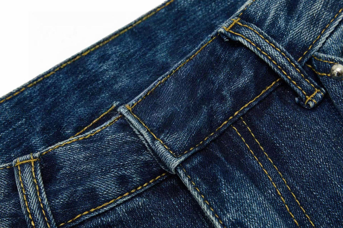 Madxmarx „Studded Panel Denim Jeans“