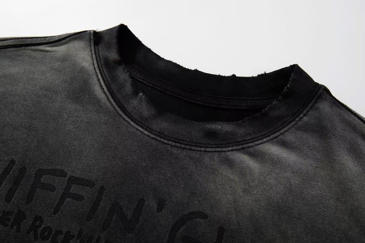 Madxmarx “Text Collage Graphic T-Shirt”