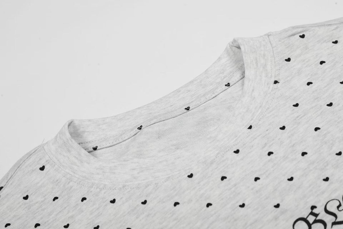 Madxmarx “Allover Micro-Print Graphic Tee”