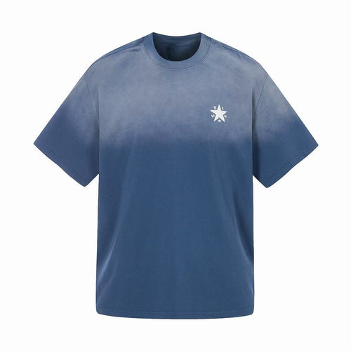 Madxmarx „Star Fade Back Graphic T-Shirt“ - S / Blau
