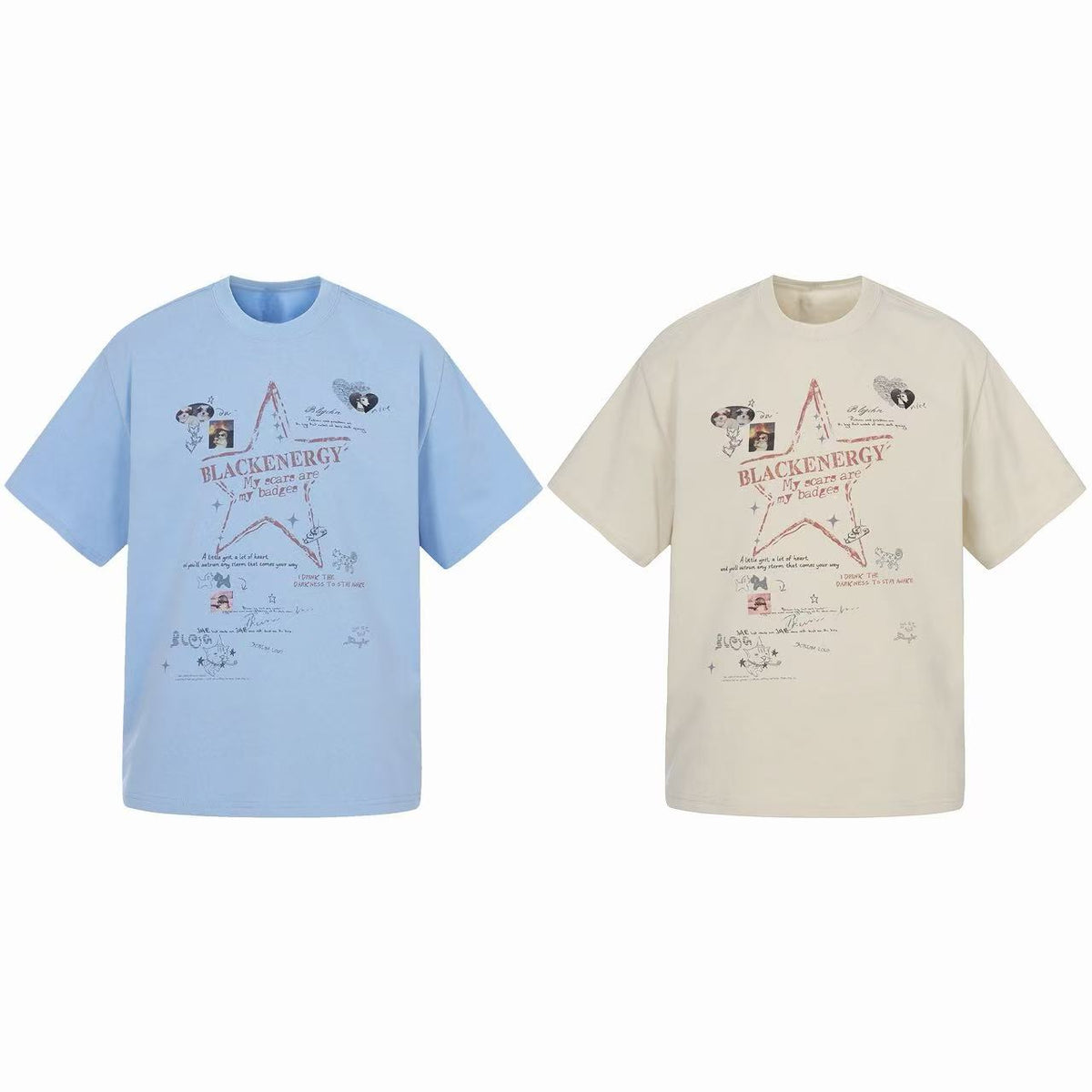 Madxmarx “Star Script Graphic Tee”