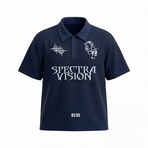 Madxmarx “Spectra Vision Polo Tee” - S / Blue