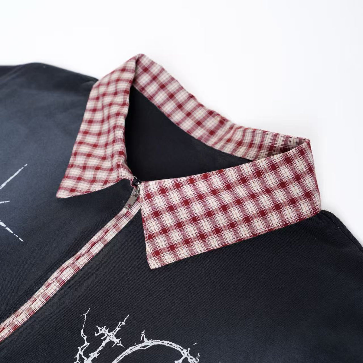 Madxmarx “Grunge Star Zip Polo Tee”