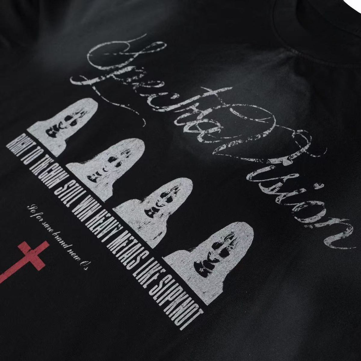 Madxmarx “Spectra Vision Distressed Graphic Tee”