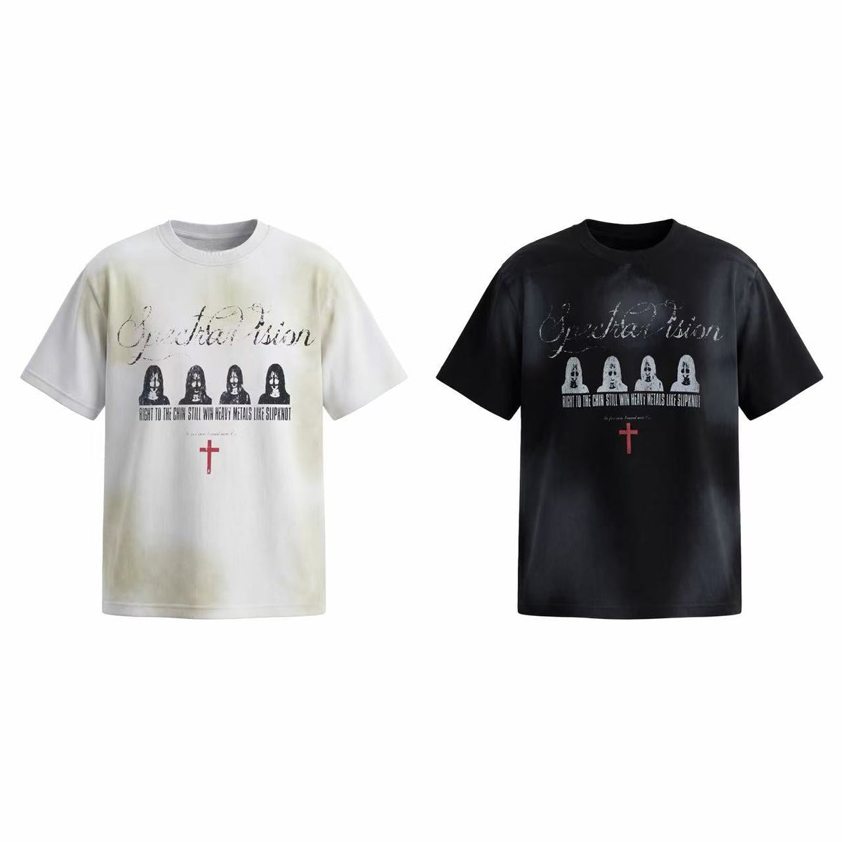 Madxmarx “Spectra Vision Distressed Graphic Tee”