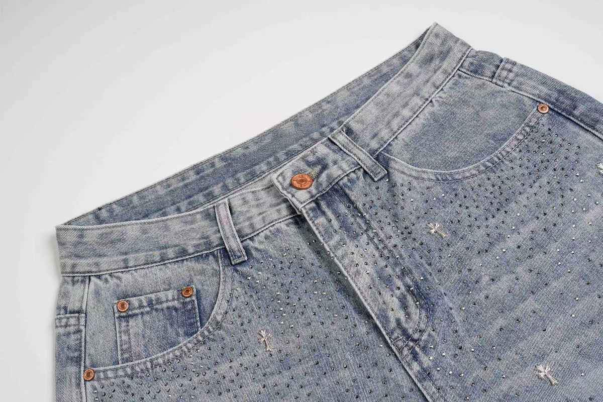 Madxmarx “Jeans de pierna ancha con lavado Stardust”