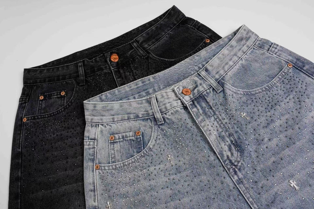Madxmarx “Jeans de pierna ancha con lavado Stardust”