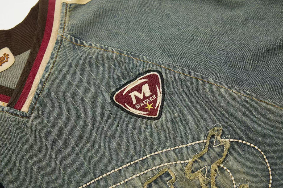Madxmarx “Vintage Pinstripe Sport Tee”