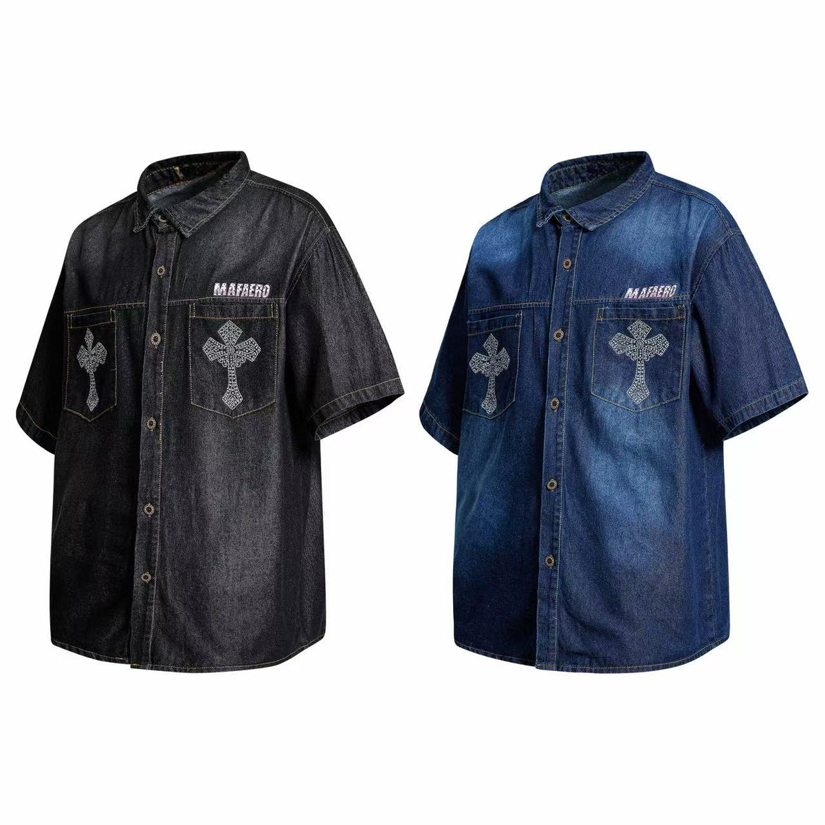 Madxmarx “Cross Denim Shirt”