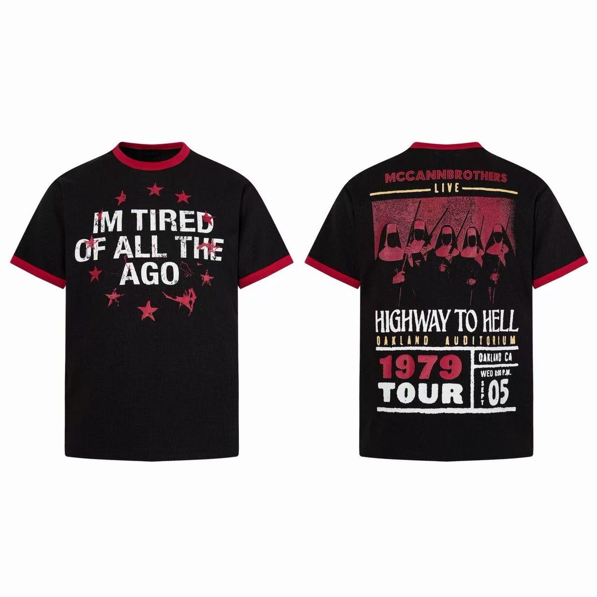 Madxmarx Vintage Tour Graphic T-Shirt
