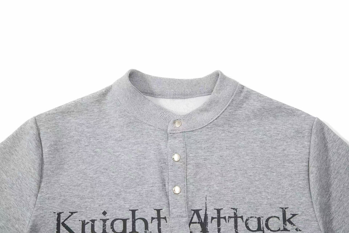 Madxmarx “Knight Attack Graphic Polo Tee”