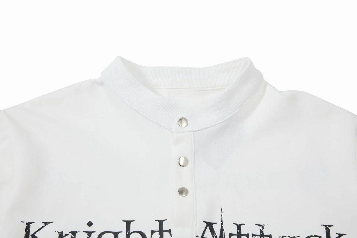 Madxmarx “Knight Attack Graphic Polo Tee”