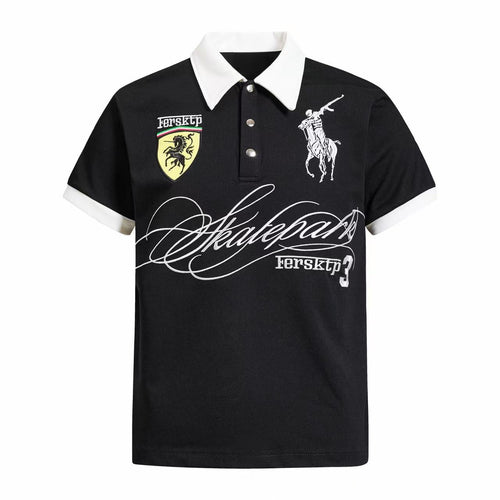 Madxmarx Streetwear Polo - S / Black