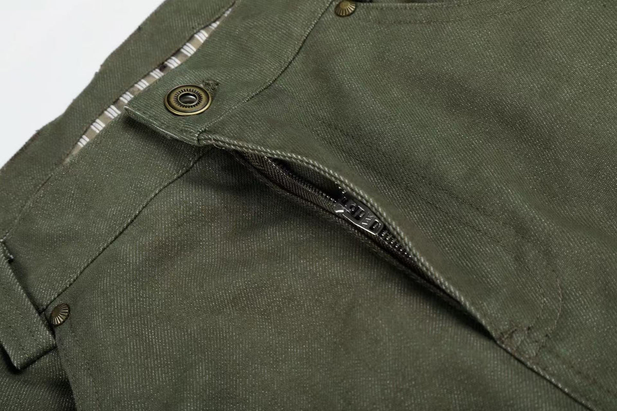 Madxmarx “Vintage Utility Fold-Hem Pants”