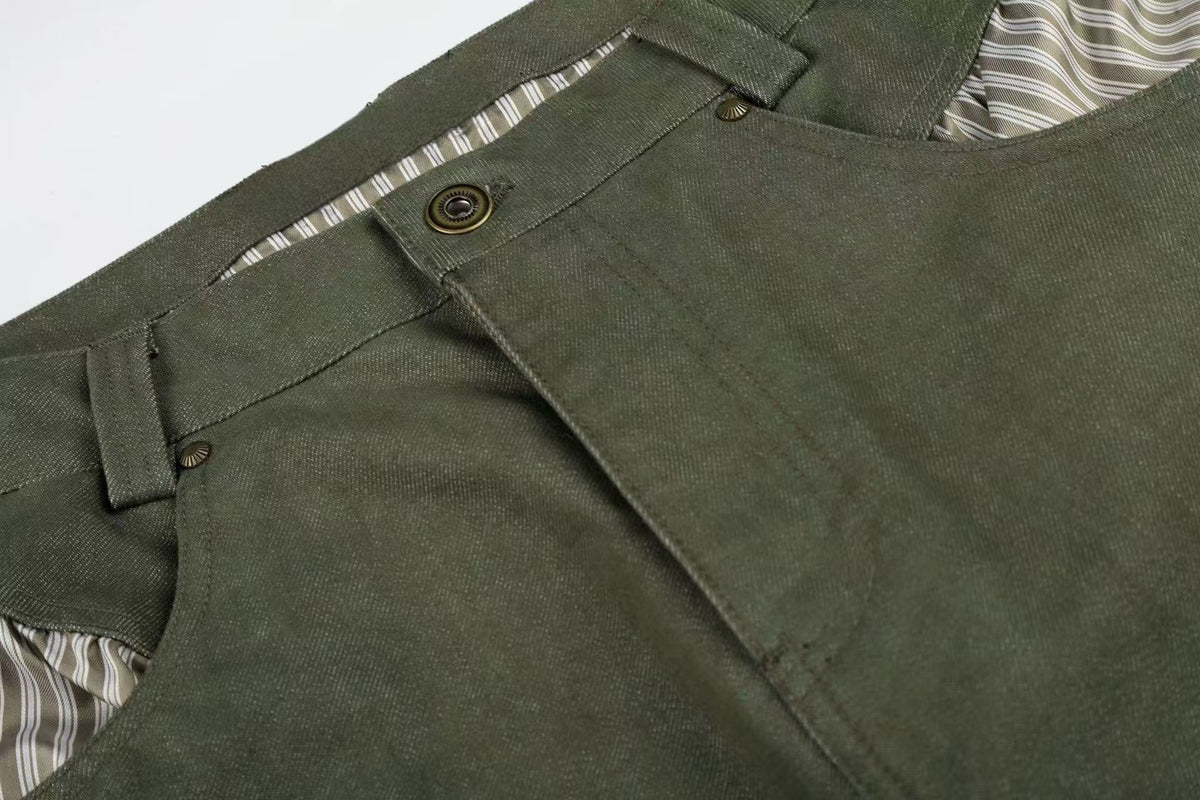 Madxmarx “Vintage Utility Fold-Hem Pants”