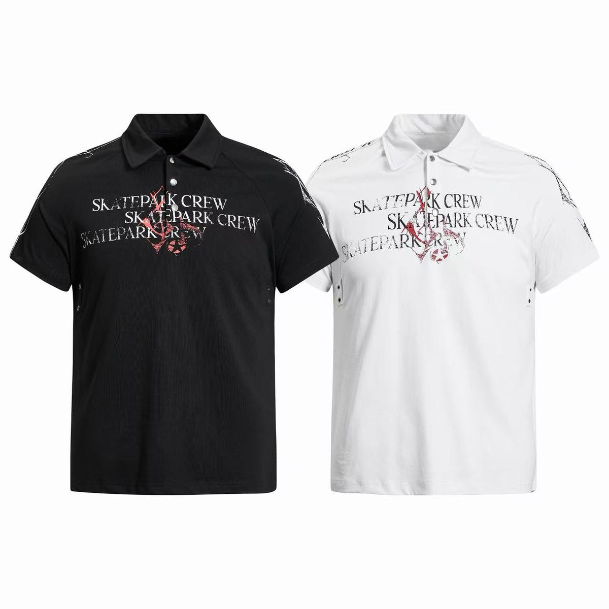 Madxmarx “Skatepark Crew Distressed Polo”