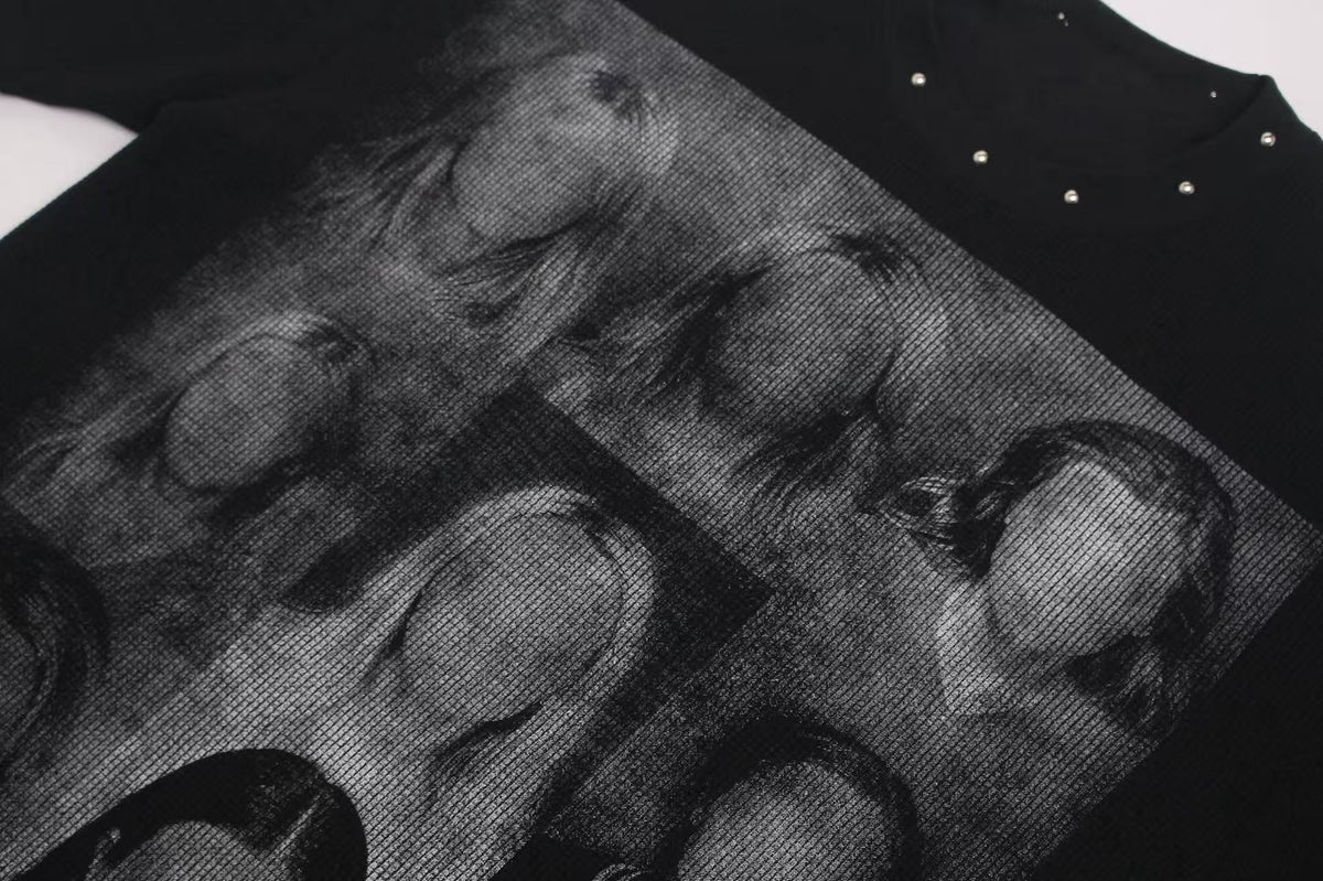 Madxmarx Shadow Portrait Graphic Tee