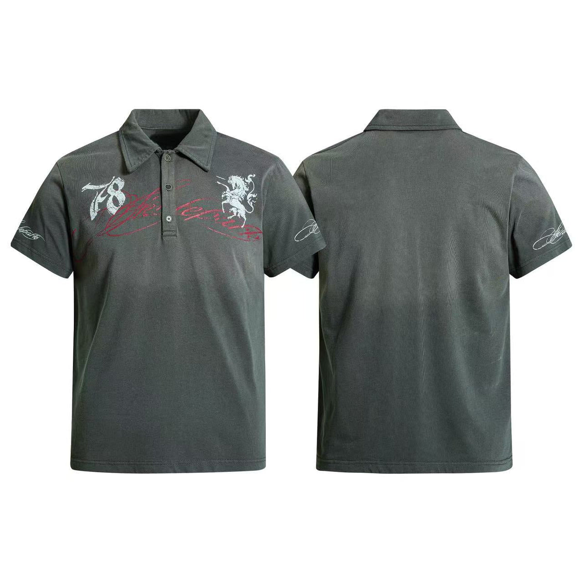 Madxmarx Vintage Graphic Polo Tee