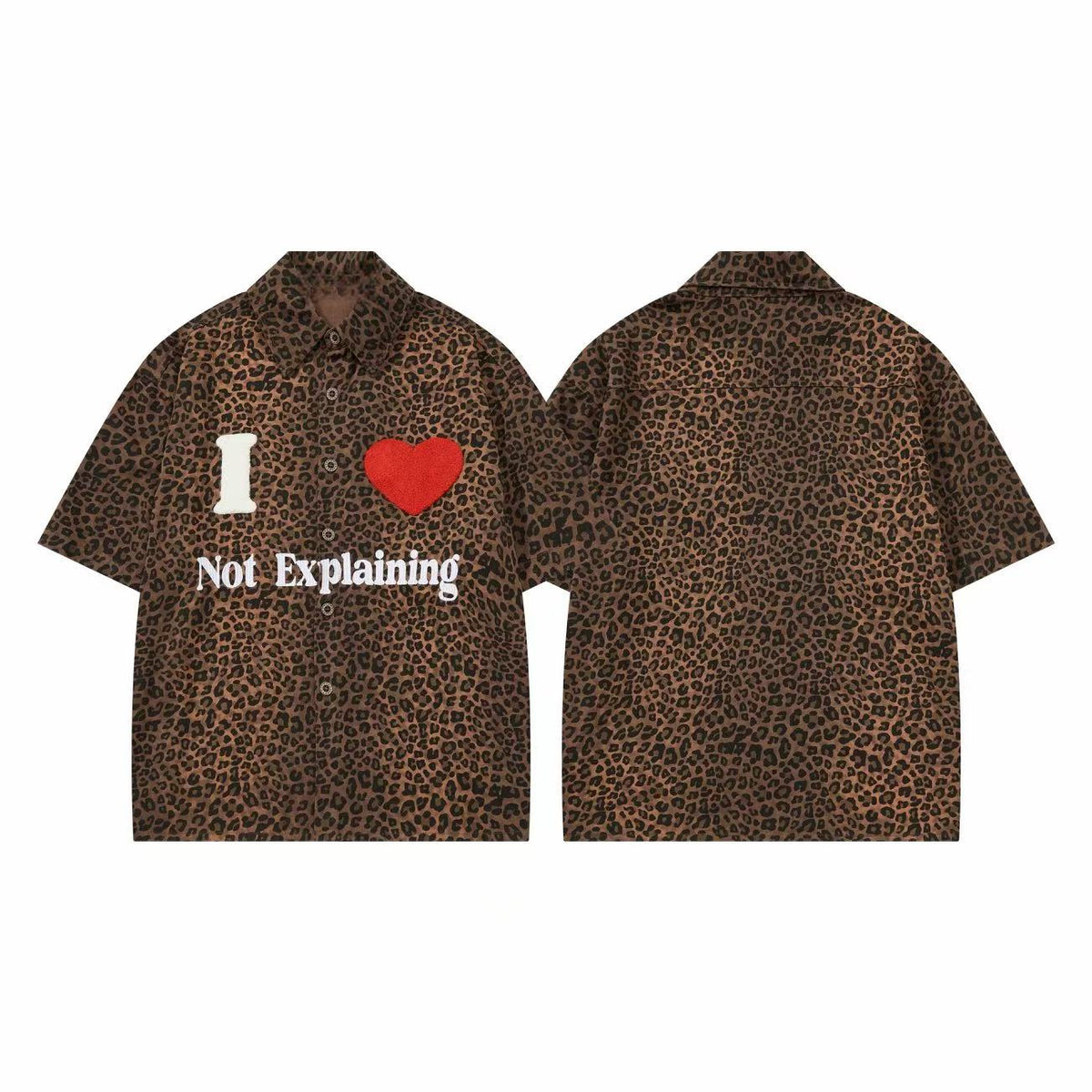 Madxmarx Leopard Print Statement Shirt