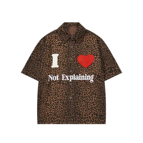 Madxmarx Leopard Print Statement Shirt - M / As Shown
