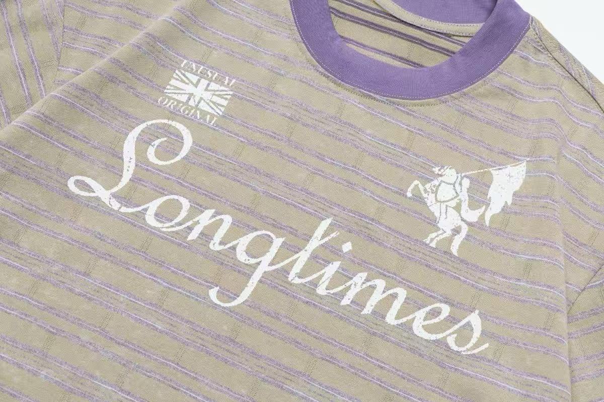 Madxmarx Vintage Striped Ringer Tee