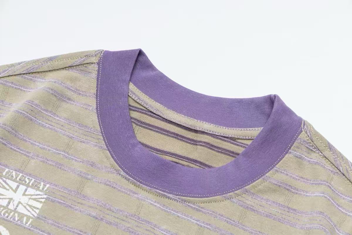 Madxmarx Vintage Striped Ringer Tee