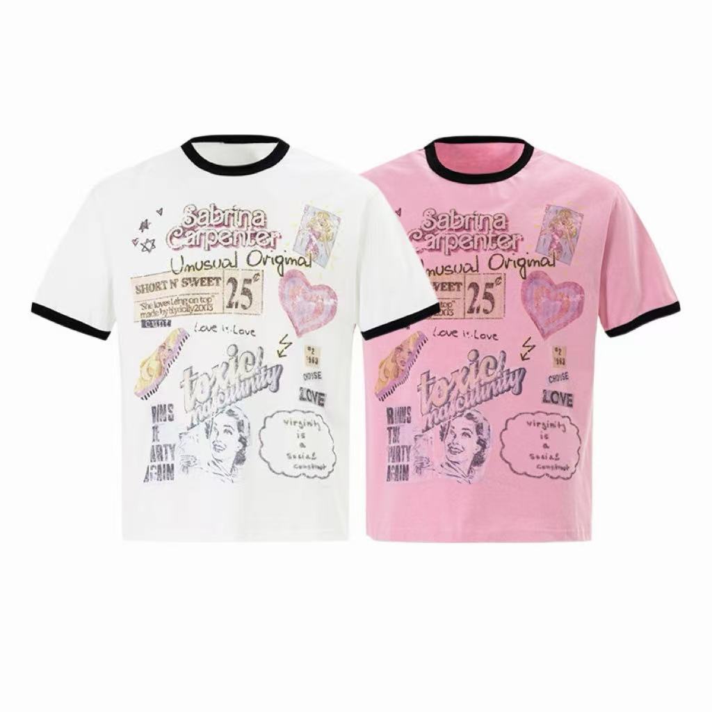 Madxmarx Retro Pop Graphic Ringer Tee