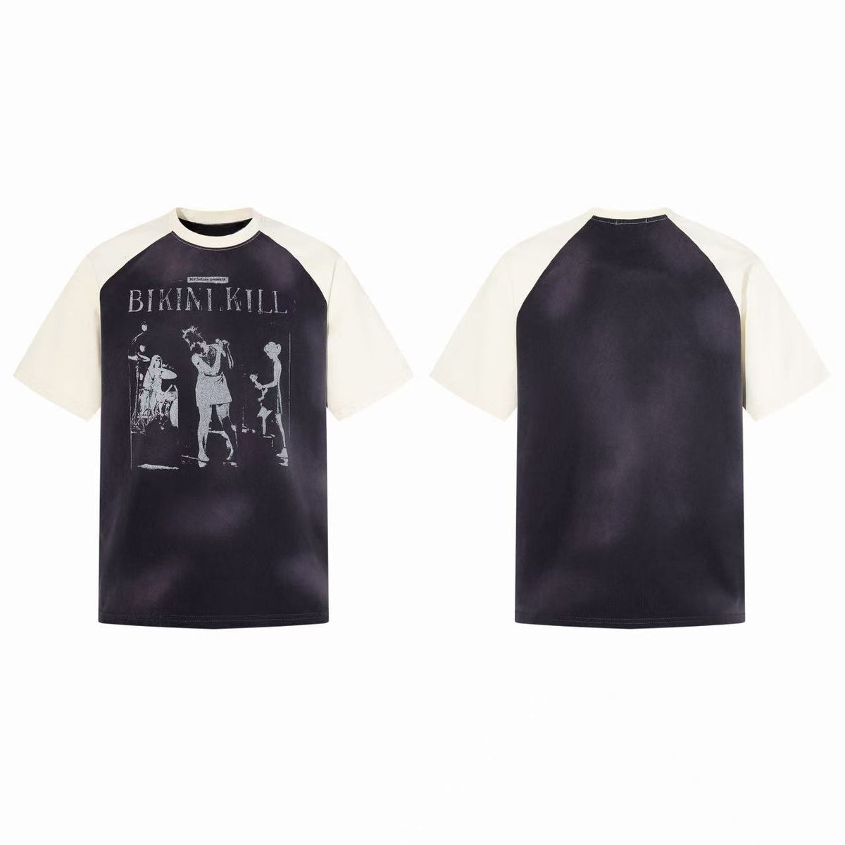 Madxmarx Vintage Raglan Band Tee