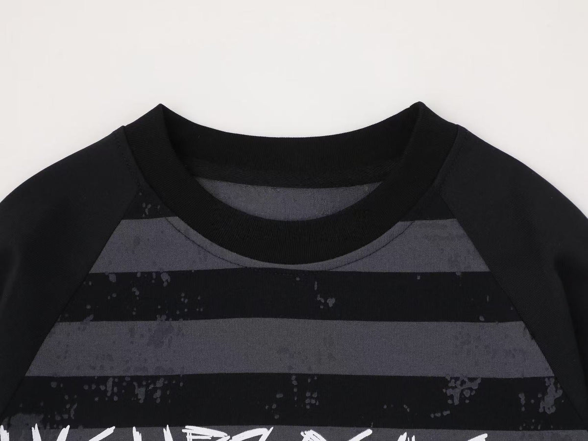 Madxmarx High Profile Striped Long Sleeve Tee