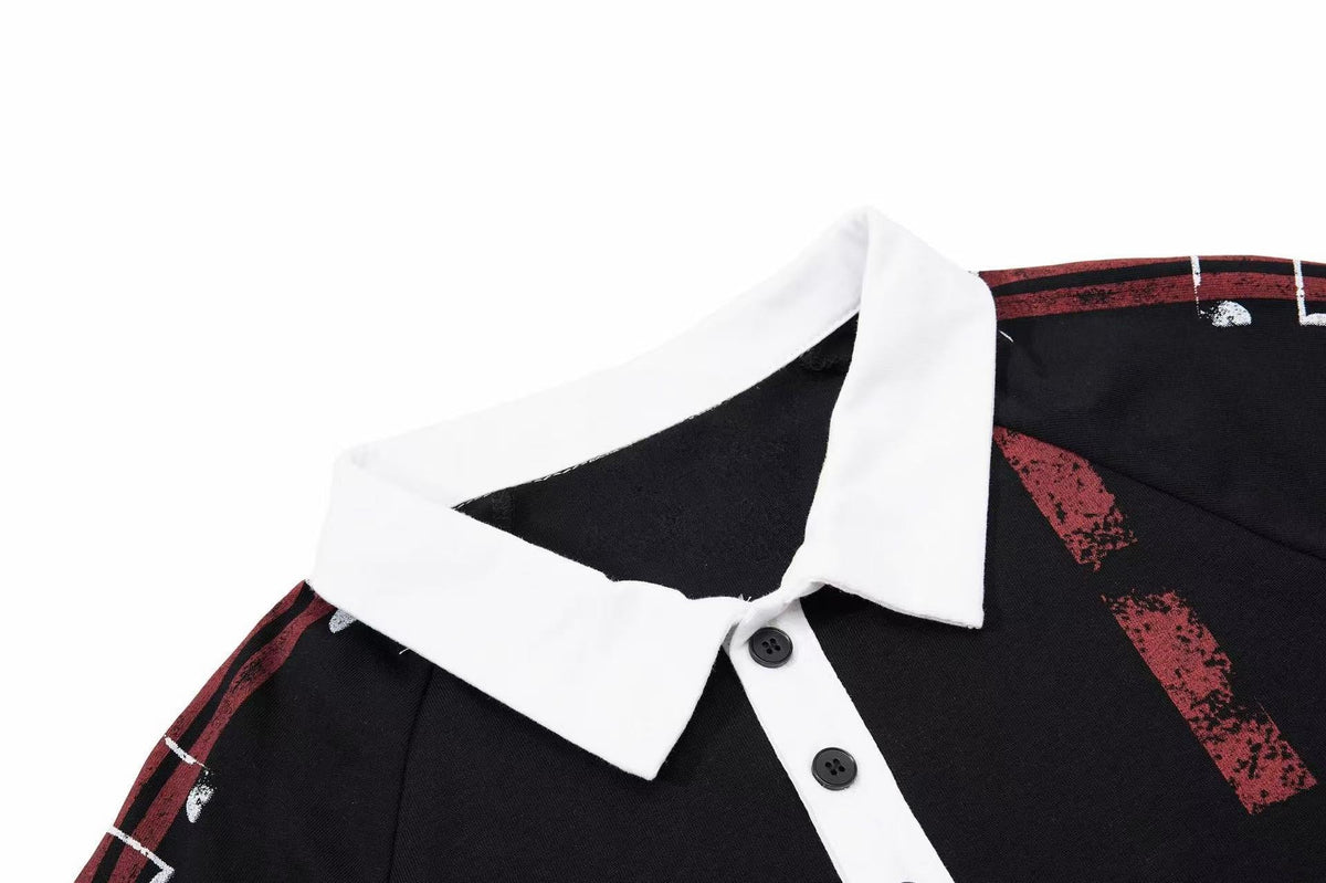 Madxmarx Music Graphic Polo Shirt