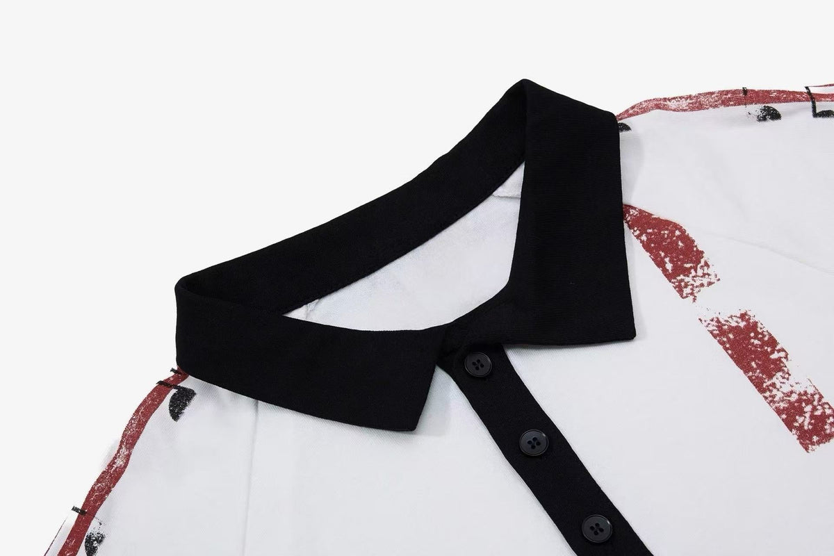 Madxmarx Music Graphic Polo Shirt