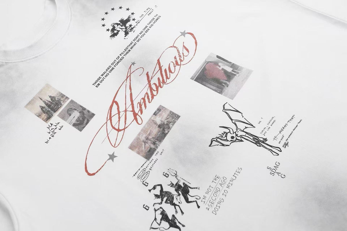 Madxmarx Vintage Collage Graphic T-Shirt