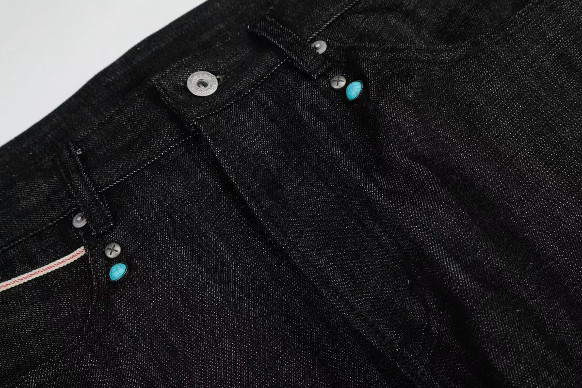 Madxmarx Raw Denim Wide-Leg Jeans