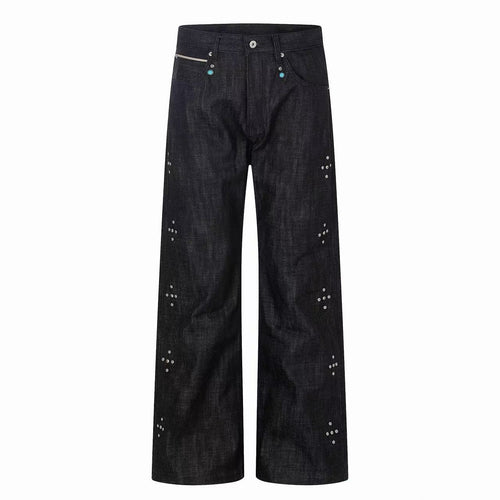 Jean large en denim brut Madxmarx - S / Noir