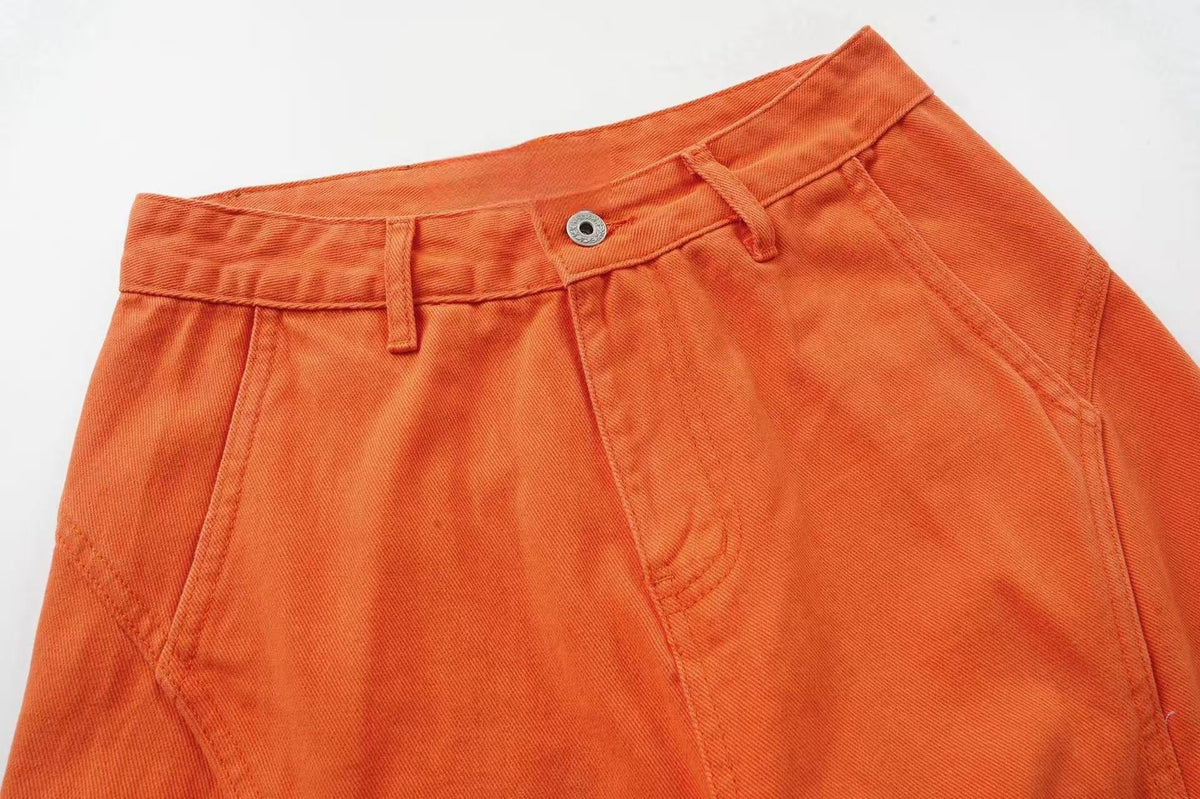 Madxmarx Utility Cargo Wide-Leg Pants