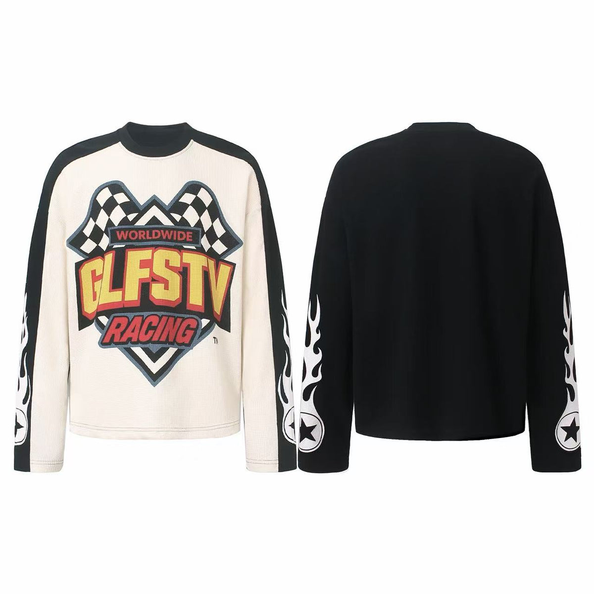 Madxmarx Worldwide Racing Waffle Long Sleeve